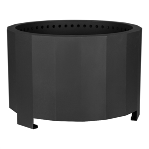 Flash Furniture Titus 27&quot Black Outdoor Smokeless Fire Pit
