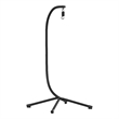 Flash Furniture Harvo Metal Hanging Chair C Stand w/ Included Hardware in Black