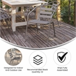 Flash Furniture Lila Aluminum Restaurant Stack Chair in Silver