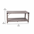 Flash Furniture Wyatt 2-Tier Engineered Wood Coffee Table in Gray Wash