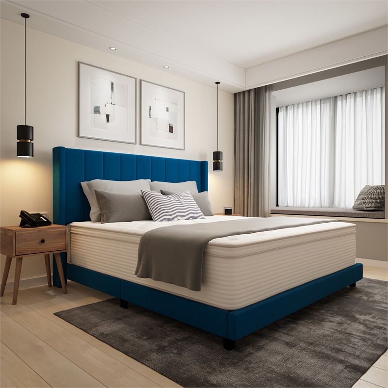 Flash Furniture Vista Commercial Foam & Polyester Fabric Full Mattress in White