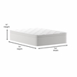 Flash Furniture Vista Commercial Foam & Polyester Fabric Full Mattress in White