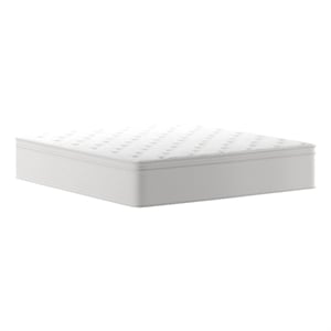 Flash Furniture Vista Commercial Foam & Polyester Fabric Full Mattress in White