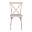 Flash Furniture 2-pack White Resin X-Back Chair