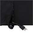 Contoured Twin Headboard with 2 Power Outlets 1 USB and 1 USB-C Port in White