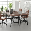 Commercial 60x24 Conference Table with Laminate Top and A-Frame Base - Walnut