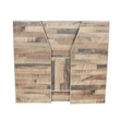 4' Rustic Laminate Foldable Portable Event Bar - Catering/Bartender Bar