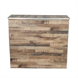 4' Rustic Laminate Foldable Portable Event Bar - Catering/Bartender Bar