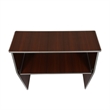 4' Walnut Laminate Foldable Portable Event Bar - Catering/Bartender Bar