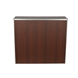 4' Walnut Laminate Foldable Portable Event Bar - Catering/Bartender Bar