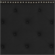Full Tufted Platform Bed in Black Fabric with 10 Inch Pocket Spring Mattress