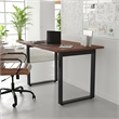 Commercial 48x30 Conference Table with Laminate Top and U-Frame Base - Walnut