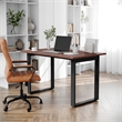 Commercial 48x30 Conference Table with Laminate Top and U-Frame Base - Walnut