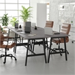 Commercial 60x24 Conference Table with Laminate Top and A-Frame Base - Gray Oak