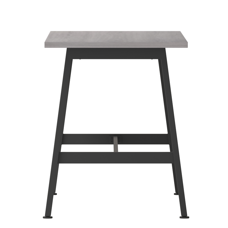 Commercial 60x24 Conference Table with Laminate Top and A-Frame Base - Gray Oak
