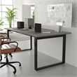 Commercial 72x36 Conference Table with Laminate Top and U-Frame Base - Gray Oak