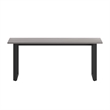 Commercial 72x36 Conference Table with Laminate Top and U-Frame Base - Gray Oak