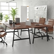 Commercial 72x36 Conference Table with Laminate Top and A-Frame Base - Walnut
