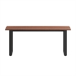 Commercial 72x36 Conference Table with Laminate Top and U-Frame Base - Walnut