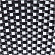 2 PK All-Weather Commercial Paris Chairs with Arms with Metal Frame-Blk/Wht