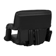 2 Pack Reclining Black Backpack Padded Stadium Chairs-Armrests & Storge Pockets