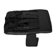 2 Pack Reclining Black Backpack Padded Stadium Chairs-Armrests & Storge Pockets
