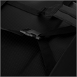 Extra Wide Foldable Reclining Heated Stadium Chair with Backpack Straps - Black