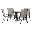 5 Piece Patio Dining Set - 31.5