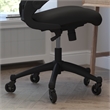 Ergonomic Swivel Task Chair with Roller Wheels & Flip Up Arms - Black Mesh