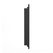 Recessed Bathroom Medicine Cabinet with Beveled Mirror in Black - 24x30