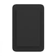 Recessed Bathroom Medicine Cabinet with Beveled Mirror in Black - 16x24
