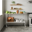Commercial Stainless Steel Work Table with 1.5