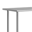 Commercial Stainless Steel 18 Gauge Work Table with Undershelf and Casters-24x60