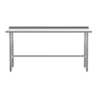 Commercial Stainless Steel Kitchen Prep and Work Table with 1.5
