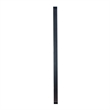 Large Rectangular Accent Mirror with 2 Inch Deep Iron Frame in Black - 48