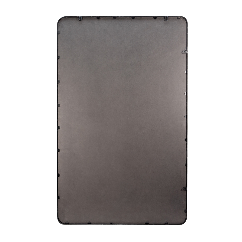 Large Rectangular Accent Mirror with 2 Inch Deep Iron Frame in Brnze - 48
