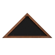 Solid Wood Rustic Brown Display Case for 9.5 x 5 Veterans Flag