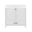 36 Inch Bathroom Vanity with Undermount Sink Cabinet and Drawer in White
