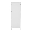 Farmhouse Bathroom Storage Organizer with 2 Drawers and Open Shelf in White
