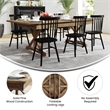 Solid Pine Farm Dining Table with X-Style Legs in Antique Rustic - 8' x 40