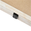 Solid Pine Whitewash Shadow Display Case with Linen Liner - 11 x 14