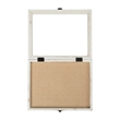Solid Pine Whitewash Shadow Display Case with Linen Liner - 11 x 14