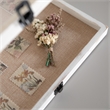 Solid Pine Whitewash Shadow Display Case with Linen Liner - 11 x 14