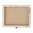 Solid Pine Whitewash Shadow Display Case with Linen Liner - 11 x 14