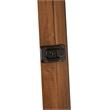 Wooden Jersey Display Case with Foam Board and Keyed Lock in Rustic Brown-24x36