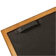 Wooden Jersey Display Case with Foam Board and Keyed Lock in Rustic Brown-24x36
