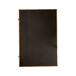 Wooden Jersey Display Case with Foam Board and Keyed Lock in Rustic Brown-24x36