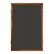 Wooden Jersey Display Case with Foam Board and Keyed Lock in Rustic Brown-24x36
