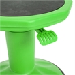 Kids Adjustable Height Active Learning Stool for Classroom and Home in Green