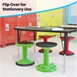Kids Adjustable Height Active Learning Stool for Classroom and Home in Green